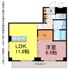 ペコラ広小路 1LDKの間取り