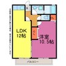 リバータウン大矢 1LDKの間取り