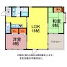 ウエスト2 2LDKの間取り