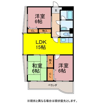 間取図 福東ジュネス１１