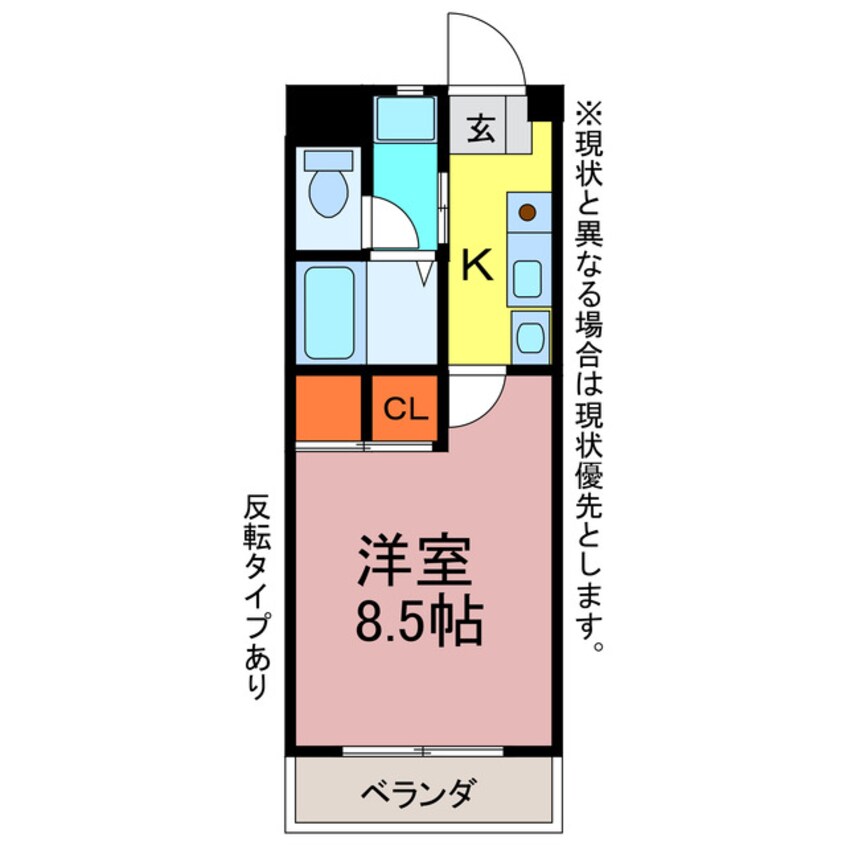間取図 フレスコ・ペルラ