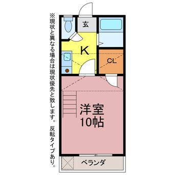 間取図 セザンヌ新栄2