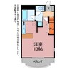 ティアラ大山 1Rの間取り