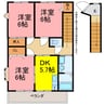 ハイステージ松Ａ.Ｂ 3DKの間取り
