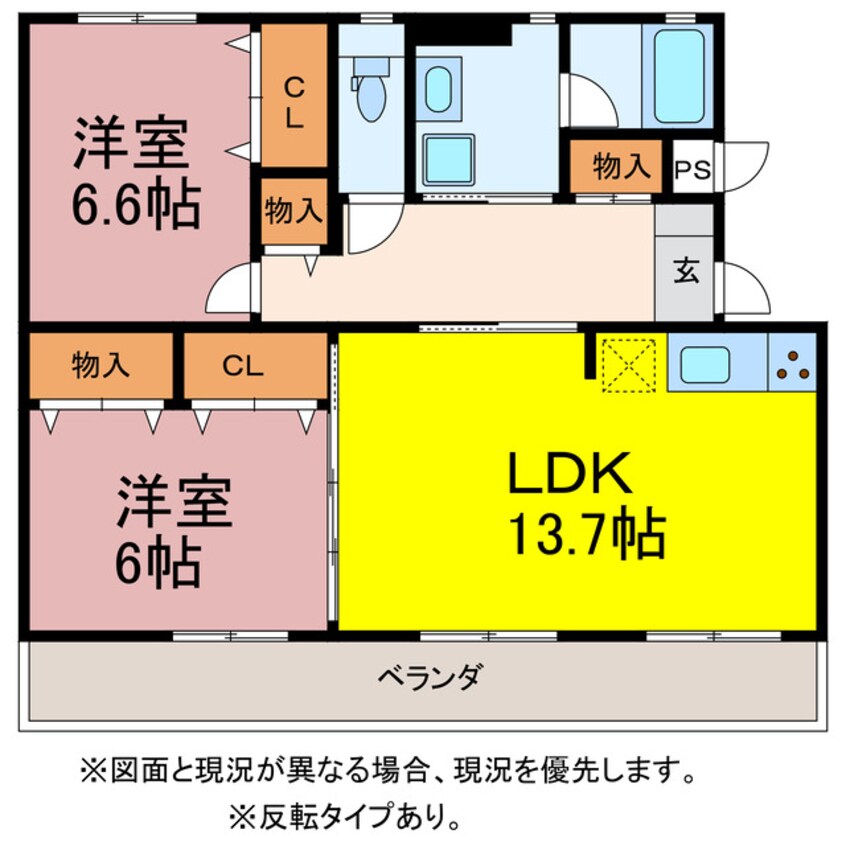 間取図 アヴァンセ山本