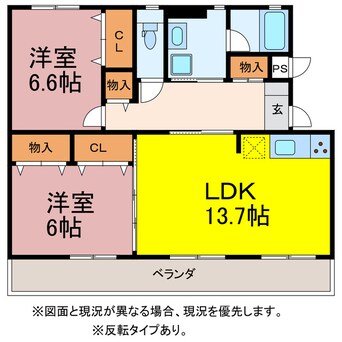 間取図 アヴァンセ山本