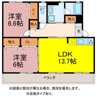 間取図 アヴァンセ山本