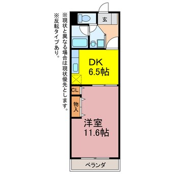 間取図 ヴィラシャルマンⅡ