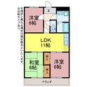 フィオーレ田中の間取図