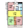 フィオーレ田中 3LDKの間取り