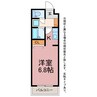 サンライズ牛川 1Kの間取り