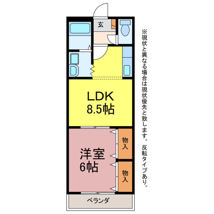 間取図 サンビレッジ２８