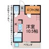 セザンヌ新栄 1Rの間取り