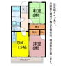 ベルメゾンフジ 2DKの間取り