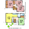 向坂貸家 4LDKの間取り