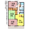 ラヴィエ・セレナード 3DKの間取り