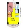 第１丸中マンション 1LDK+Sの間取り