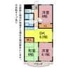 サンアルカディアＳ 3DKの間取り