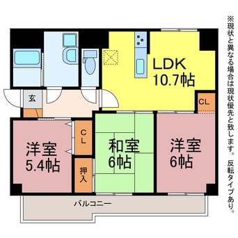 間取図 ソサエティ服部