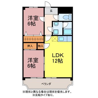 間取図 サニーパーク高師