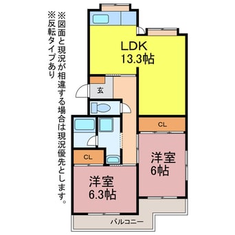 間取図 ハイツサンスカイ