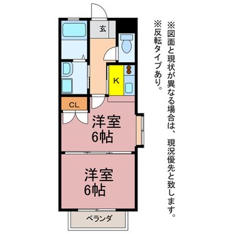 間取図 ソレアード西沢