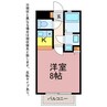 アメーヌ北山 1Kの間取り