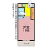 ユトリロつつじが丘 1Rの間取り