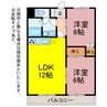 フィオーレ豊橋 2LDKの間取り
