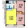 フィオーレ豊橋 2LDKの間取り