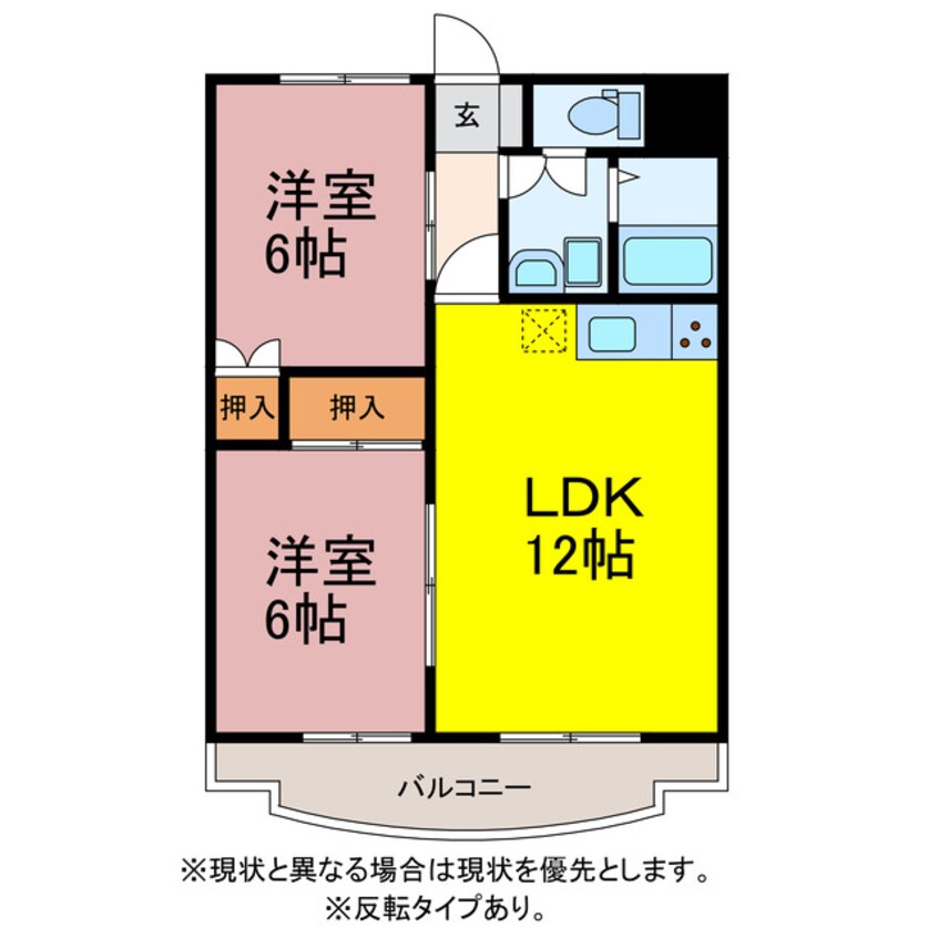 間取図 フィオーレ豊橋