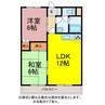 フィオーレ豊橋 2LDKの間取り