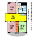 フィオーレ大山Ⅲの間取図