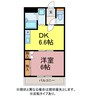 スカイウィング草間 1DKの間取り