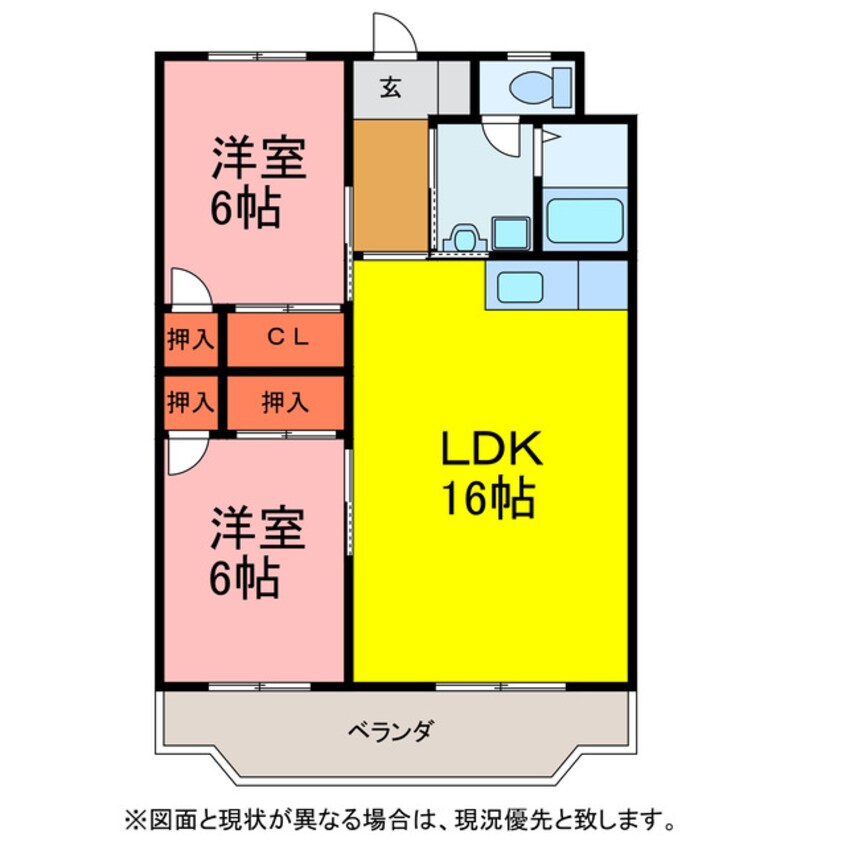 間取図 ビラ高千穂