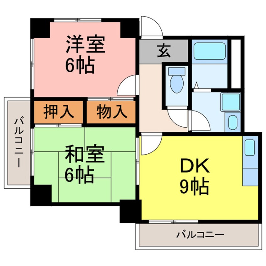 間取図 グランビスタ向山