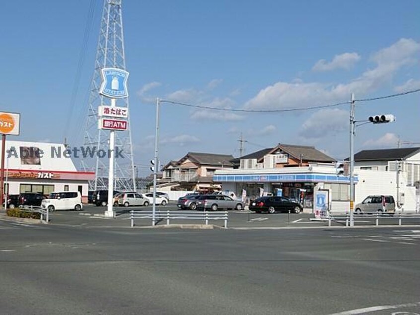 ローソン豊橋江島店(コンビニ)まで324m エミネンスコート