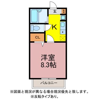 間取図 ミューズイン天伯