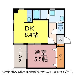 間取図 セントラル138