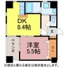 セントラル138 1DKの間取り