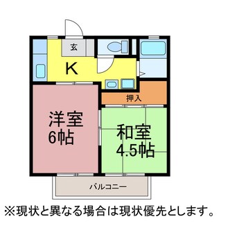 間取図 ライブ南瓦153