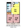 Alen Hy-Att 2DKの間取り