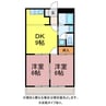 Alen Hy-Att 2DKの間取り
