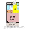 サンシャイン瓦町 1Kの間取り