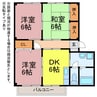 グランデージＴＯＤＡ 3DKの間取り
