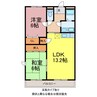 メゾンソレイユ 2LDKの間取り