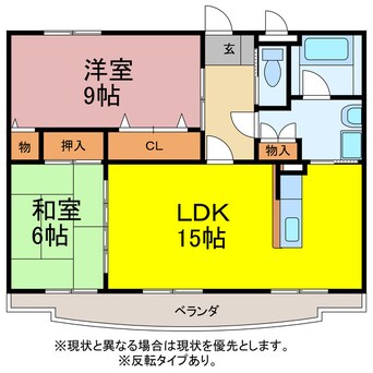 間取図 ロイヤルハイツ弐番館