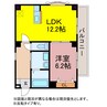 プレステージ天 1LDKの間取り
