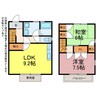 フローレス 2LDKの間取り