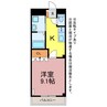 エスベランサⅢ 1Kの間取り